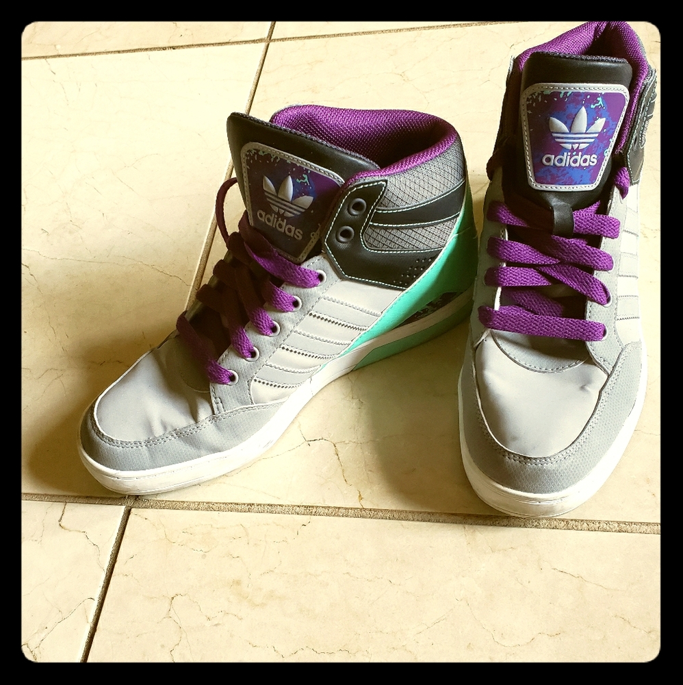 Adidas high top sneakers
